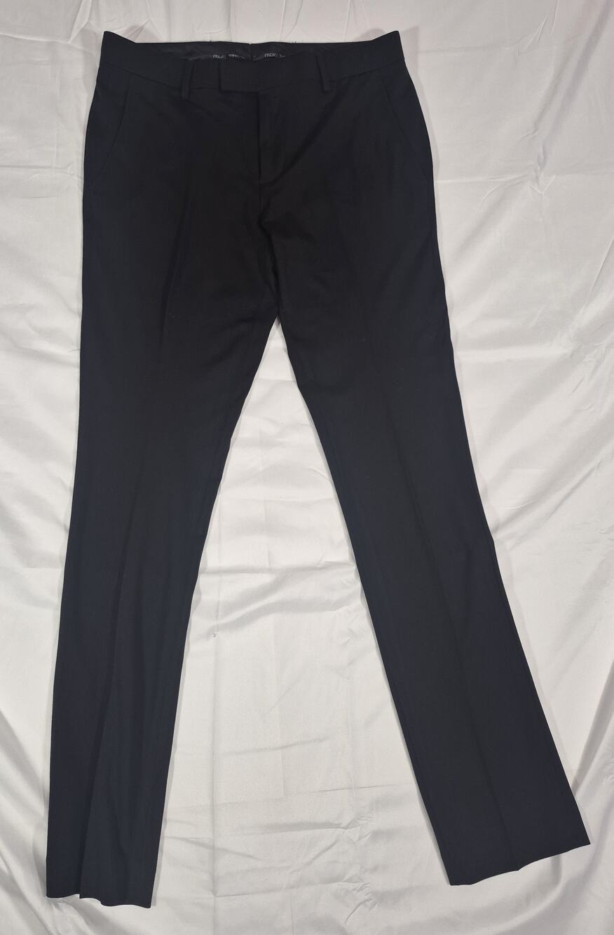 Friday Threads Womens 30x30 Slim Fit Performance Black Dress Pants Slacks